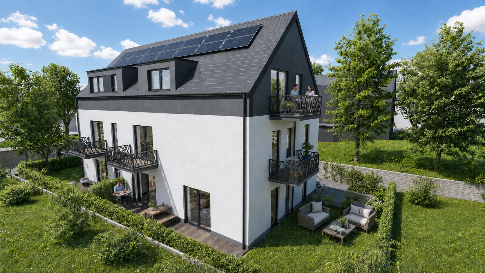Außenansicht Albrecht7 Gartenansicht