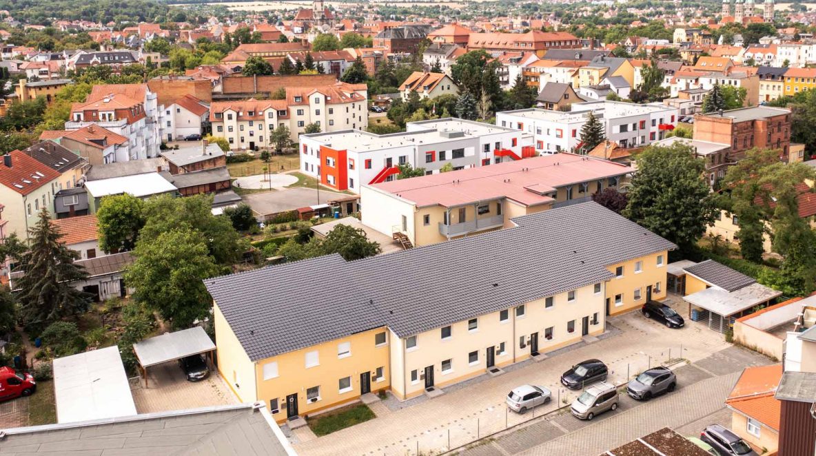 Reihenhäuser in der Jägerstraße