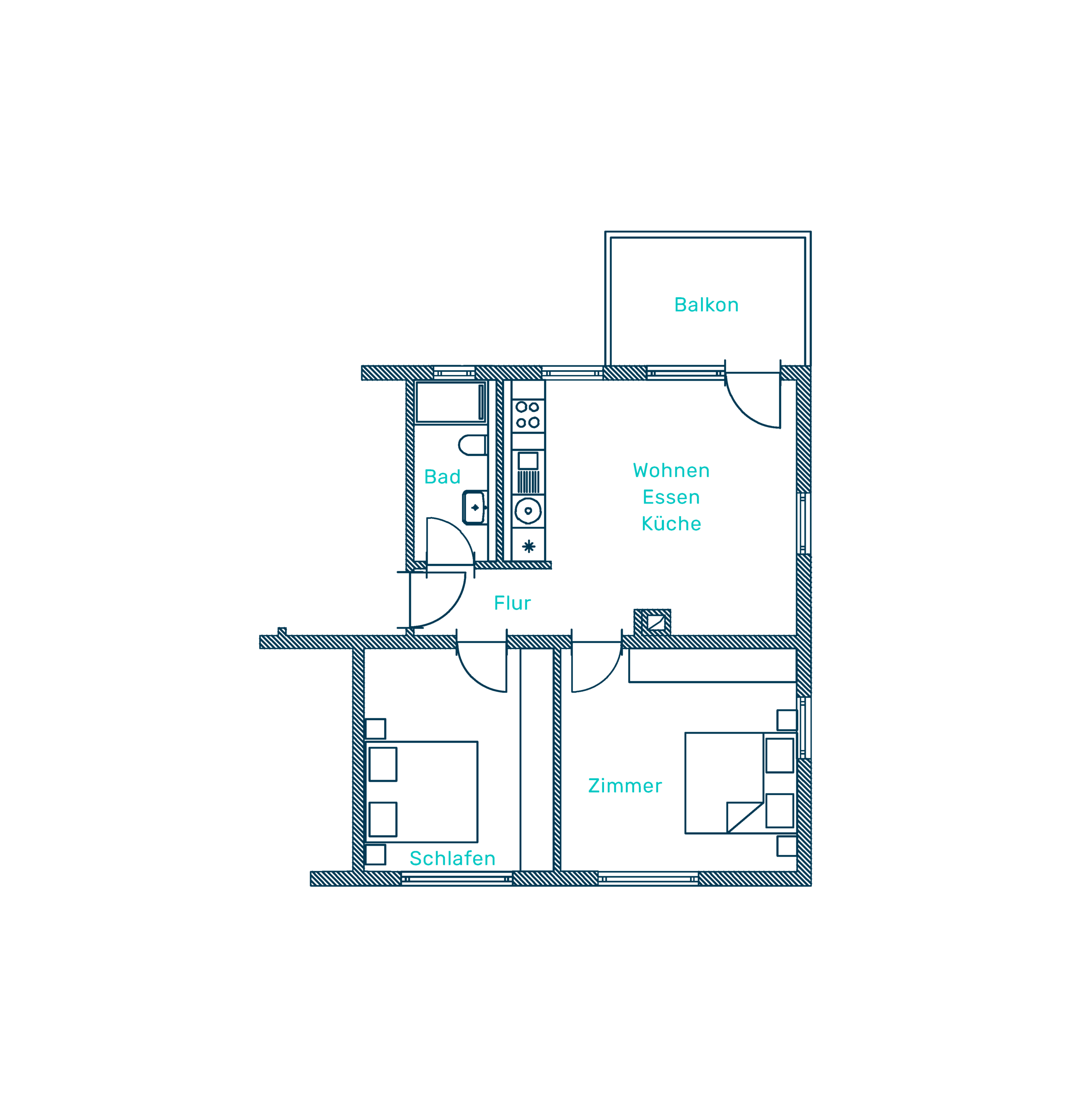 Grundriss Wohnung 04