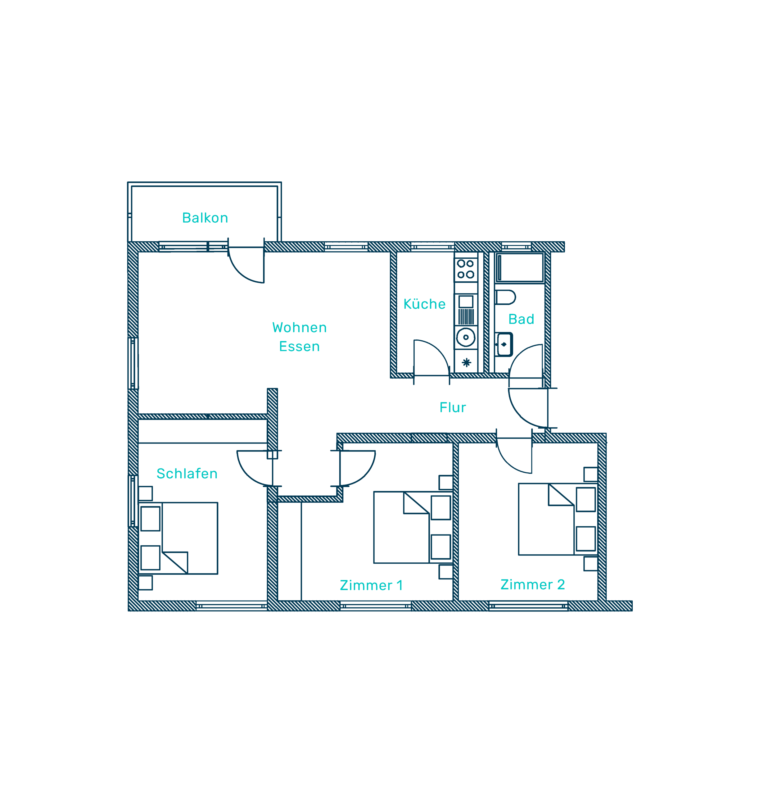 Grundriss Wohnung 05