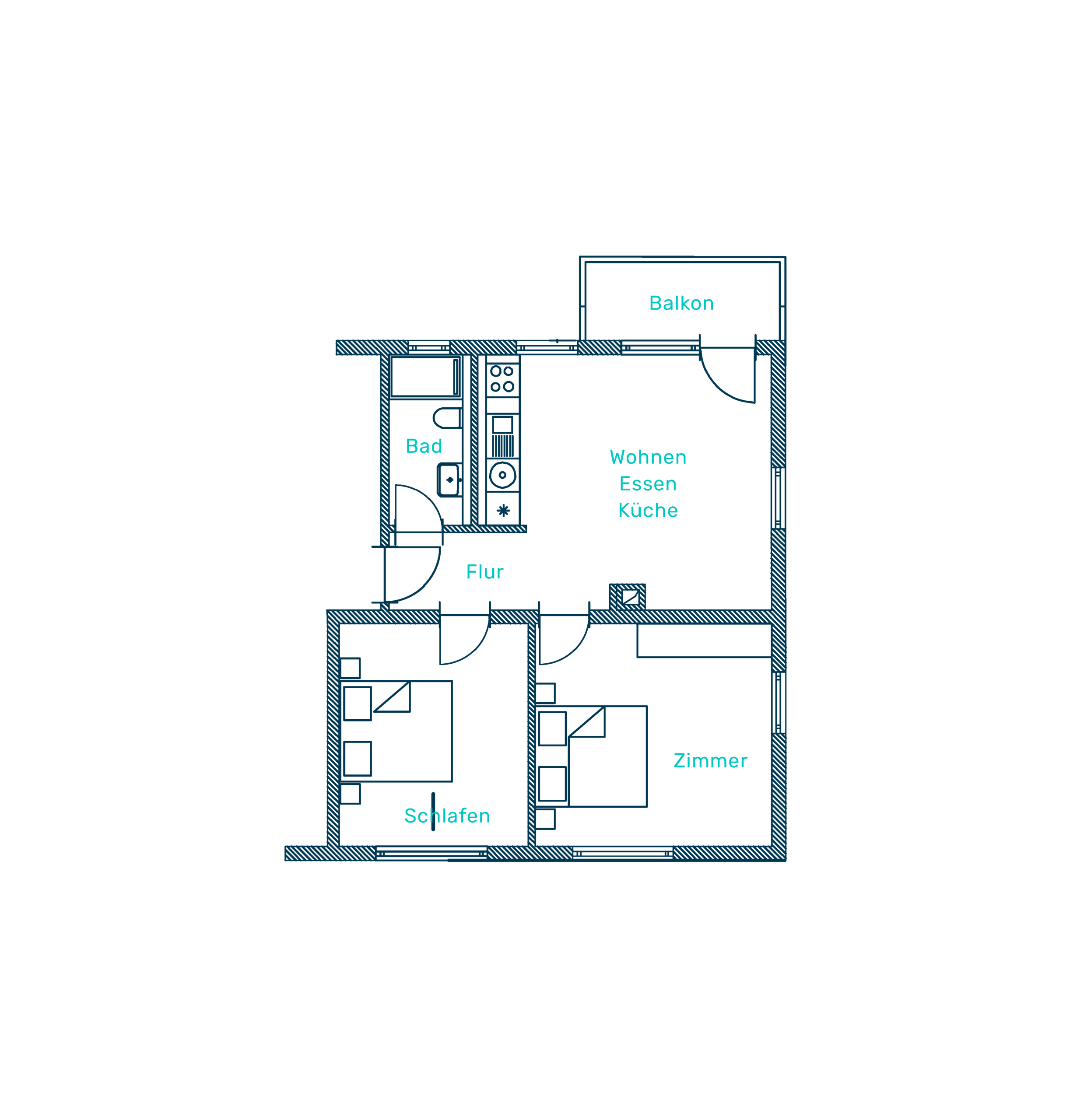 Grundriss Wohnung 06