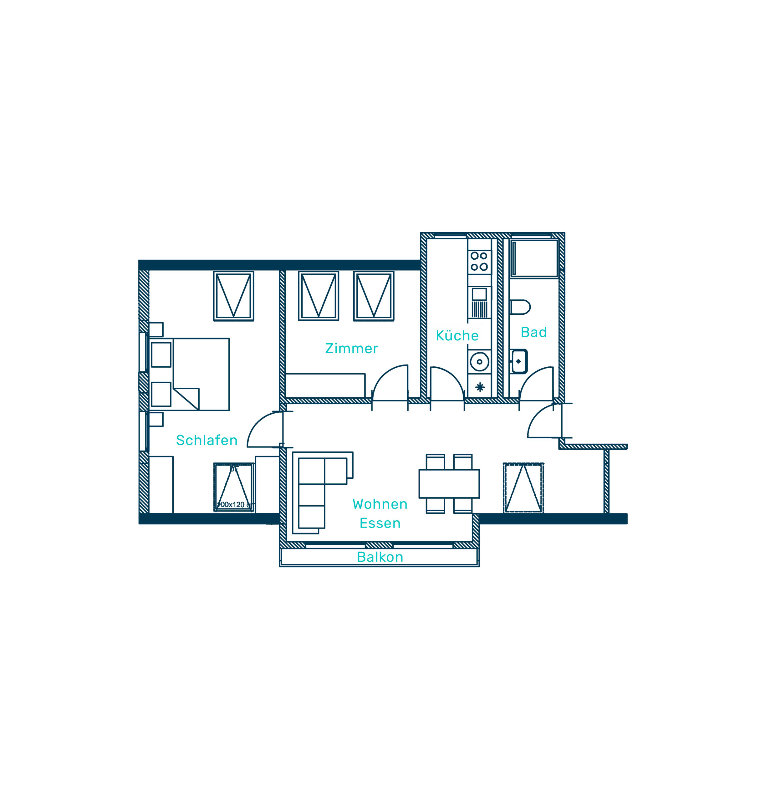 Grundriss Wohnung 07