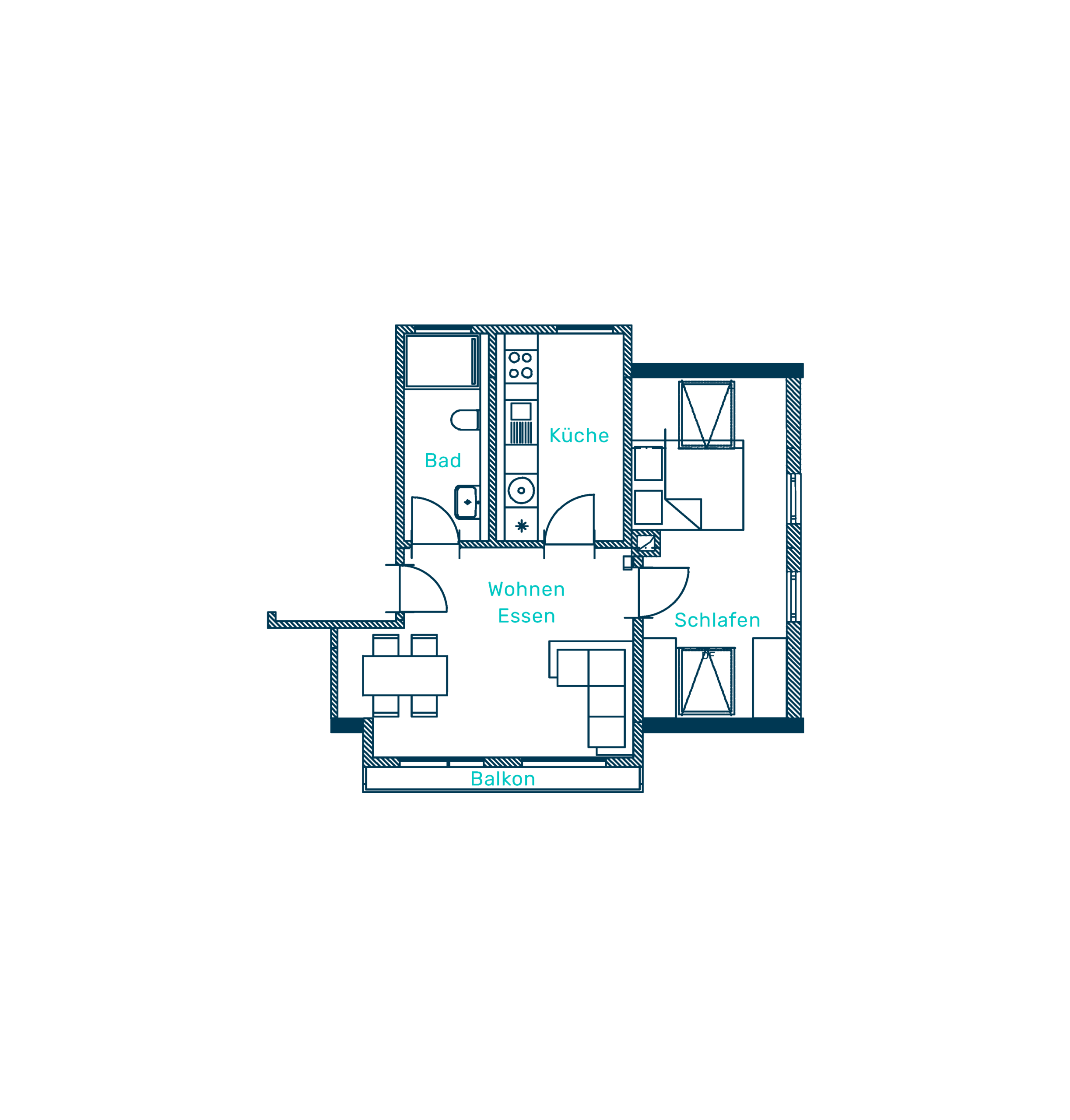 Grundriss Wohnung 08