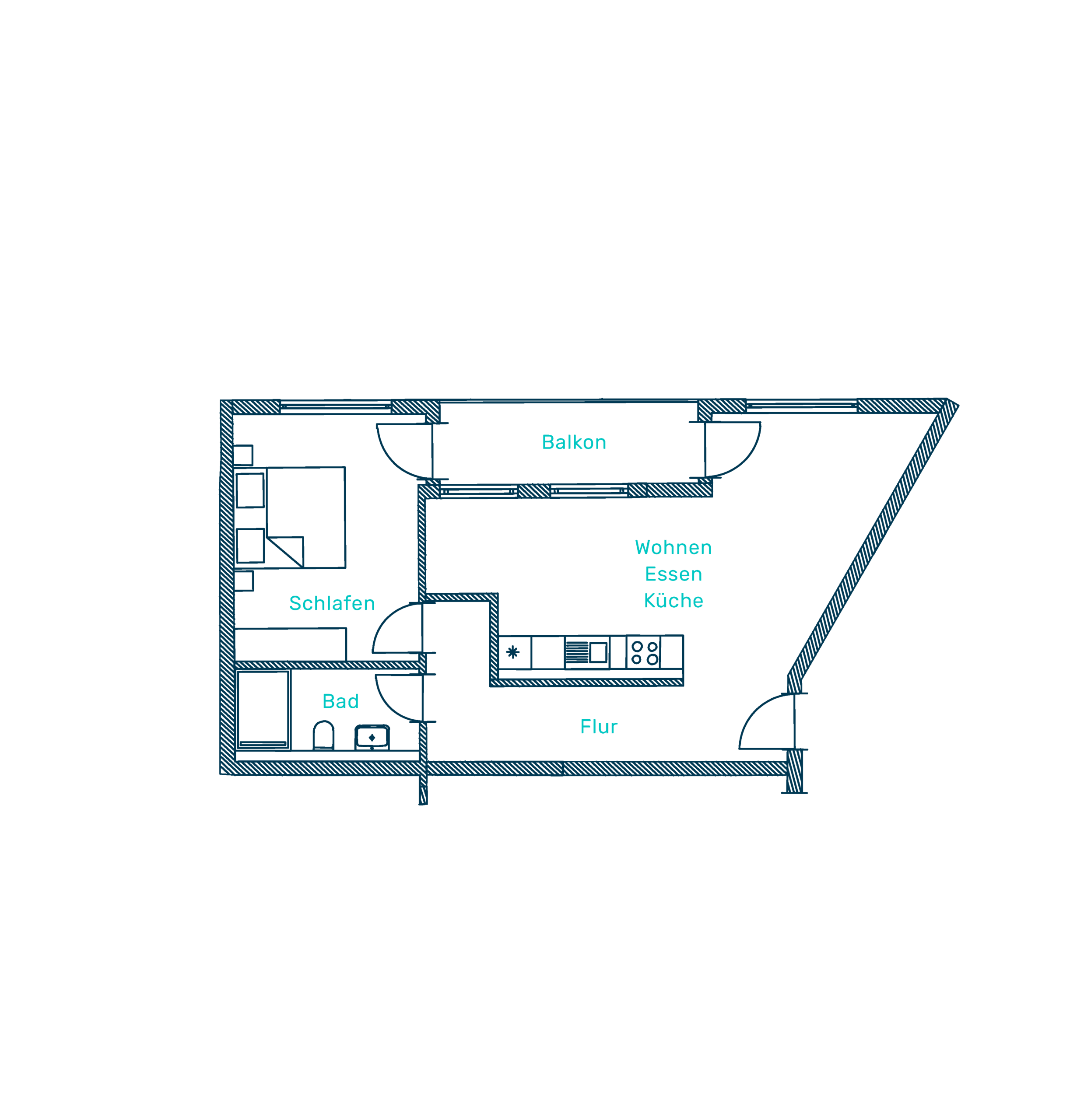 Grundriss Wohnung 09