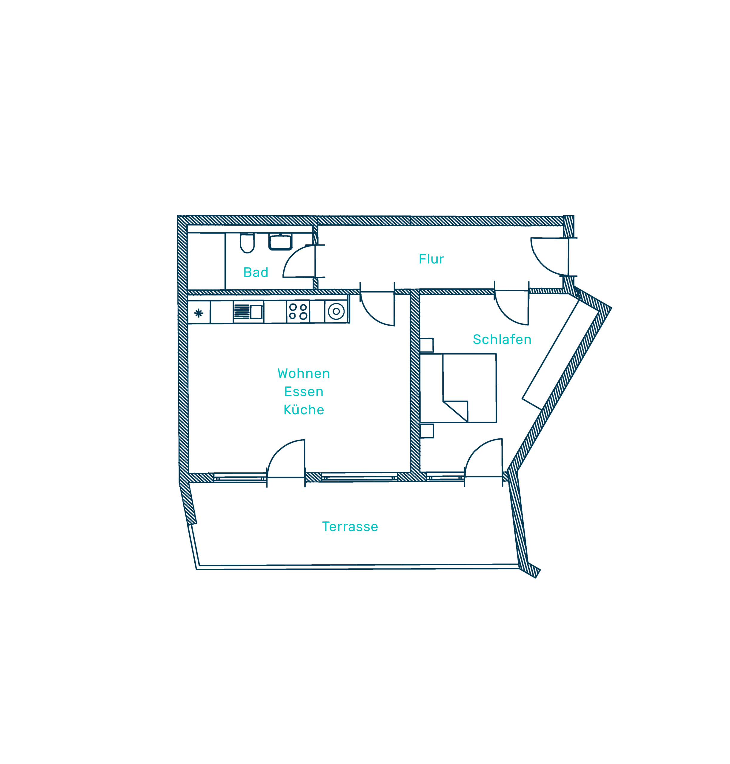 Grundriss Wohnung 10