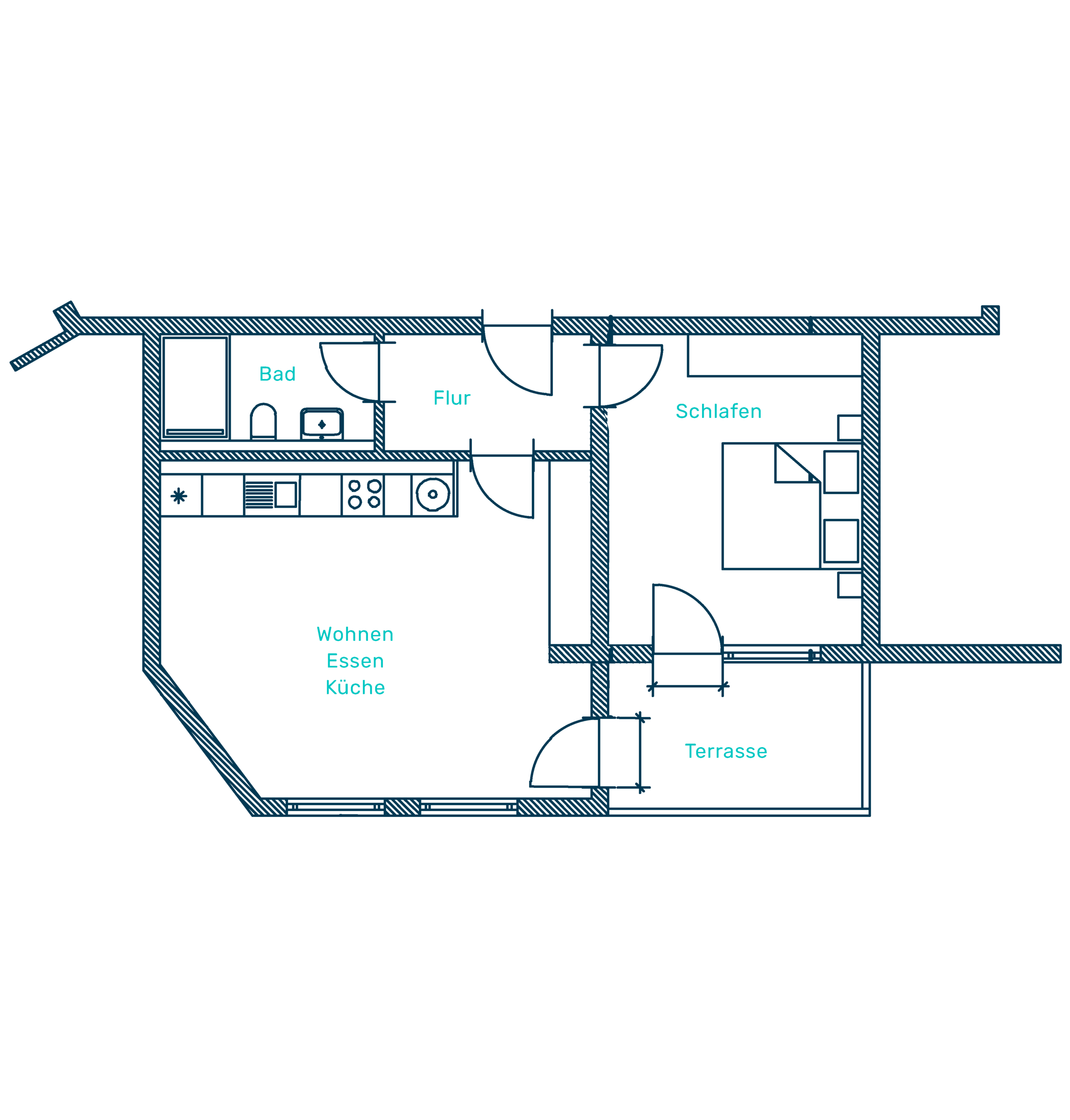 Grundriss Wohnung 11