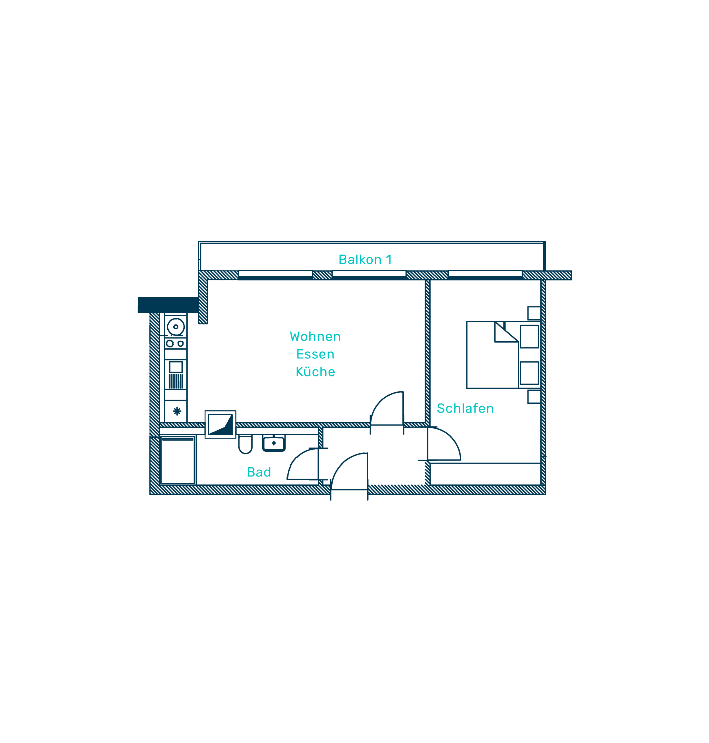 Grundriss Wohnung 18