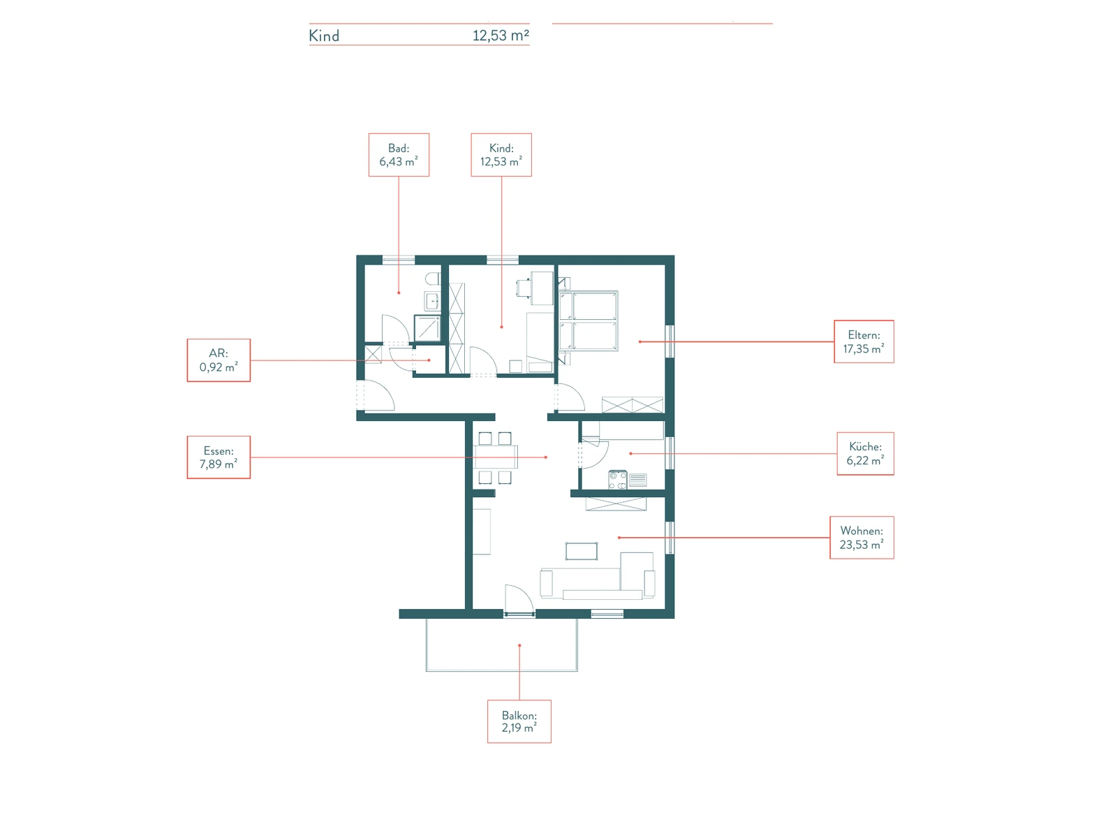 Grundriss Wohnung 03