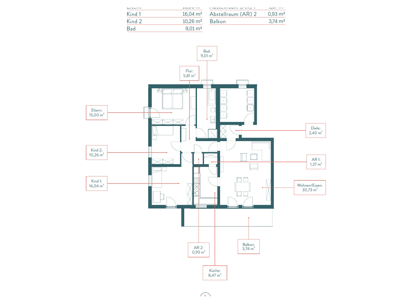 Grundriss Wohnung 04