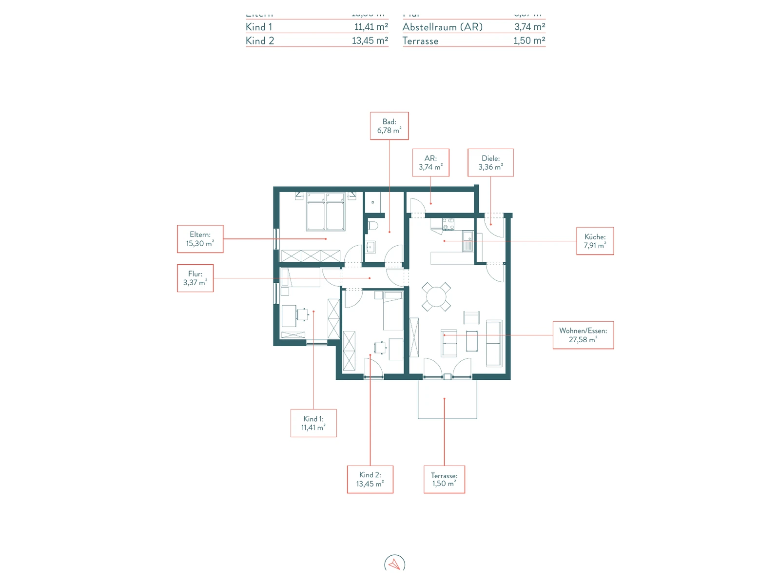 Grundriss Wohnung 06